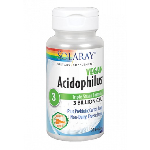 Solaray Acidophilus Plus 30 VegCápsulas