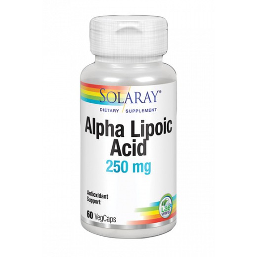 Solaray Alpha Lipoic Acid 250mg 60 VegCápsulas