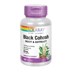 Solaray Black Cohosh (Cimicifuga) 120 VegCápsulas