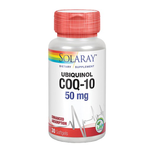 Solaray Ubiquinol CoQ10 50mg 30 Perlas