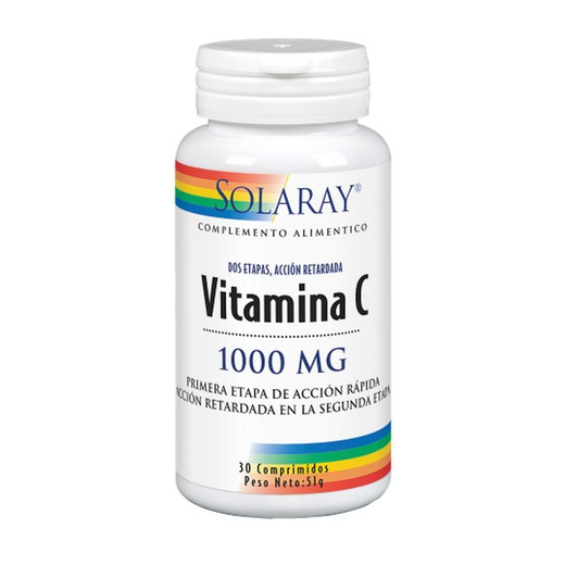 Solaray Vitamina C 1000mg 30 Comprimidos