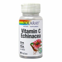 Solaray Vitamina C Equinácea 60 VegCápsulas