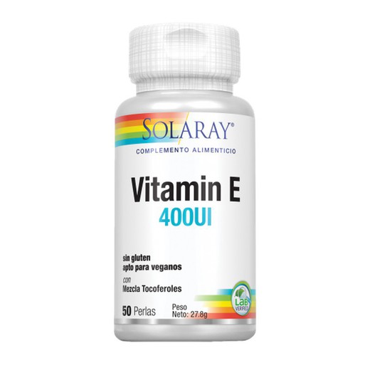 Solaray Vitamina E (400UI) 50 Perlas