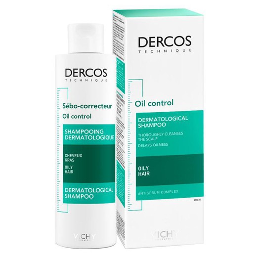 Vichy Dercos Sebo Control Champú Purificante Cabellos Grasos 200ml