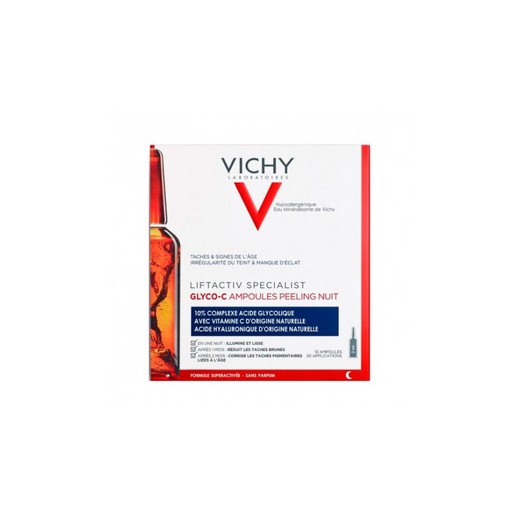 Vichy Glyco C Peeling Noche 10 Ampollas