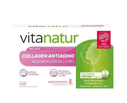 Vitanatur Colágeno Antiedad Regenerador 10 Viales