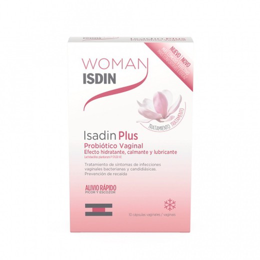 Woman Isdin Isadin Plus Probiótico Vaginal 10 Cápsulas