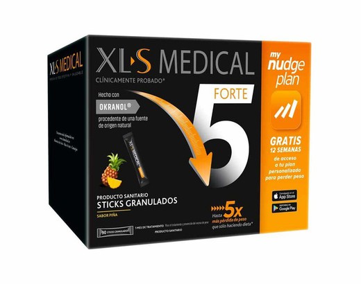 XLS Medial Forte 5 Sabor Piña 90 Sticks