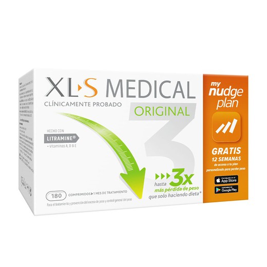 XLS Medical Original + Nudge Plan 180 Comprimidos