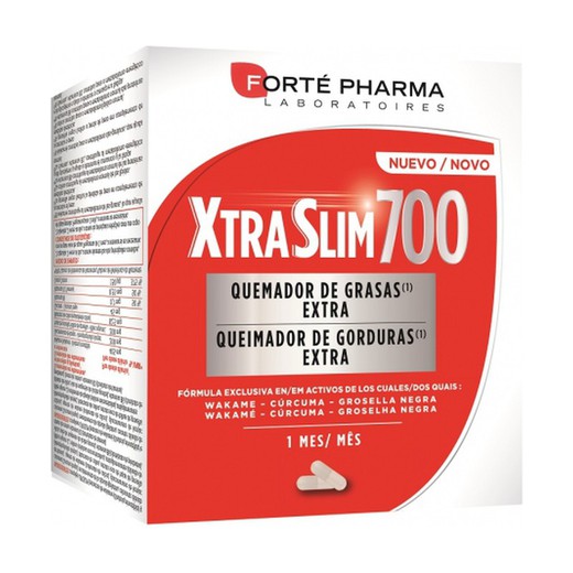 Forté Pharma XtraSlim 700 Quemador de Grasas Extra 120 Cápsulas