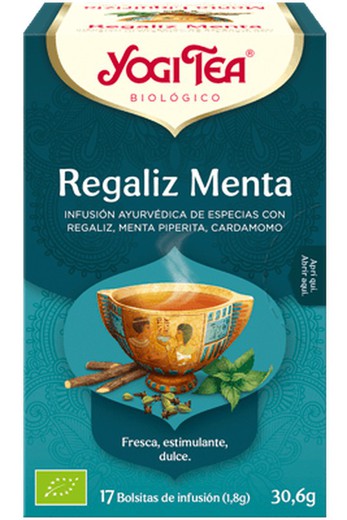 Yogi Tea Infusión Regaliz Menta 17 Bolsitas