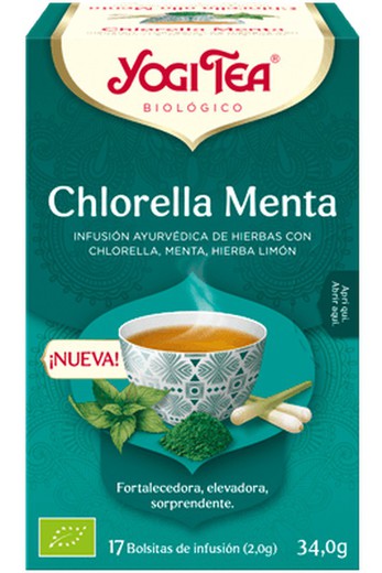 Yogi Tea Infusión Chlorella Menta 17 Bolsitas