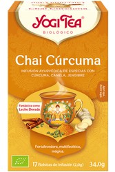 Yogi Tea Infusión Chai Cúrcuma 17 Bolsitas