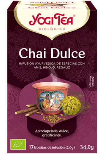 Yogi Tea Infusión Chai Dulce 17 Bolsitas