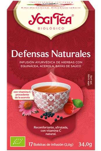 Yogi Tea Infusión Defensas Naturales 17 Bolsitas
