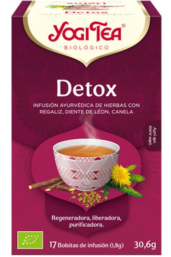 Yogi Tea Infusión Detox 17 Bolsitas — Viñamata Group 0502