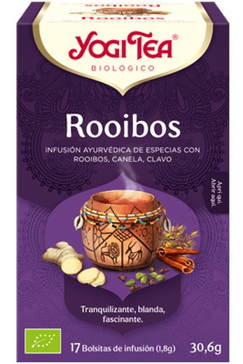 Yogi Tea Infusión Rooibos 17 Bolsitas