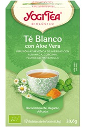 Yogi Tea Infusión Té Blanco con Aloe Vera 17 Bolsitas