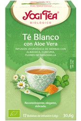 Yogi Tea Infusi³n Tİ Blanco con Aloe Vera 17 Bolsitas