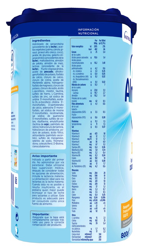 Almirón Advance Digest 1 Leche para Lactantes 800g — Viñamata Group