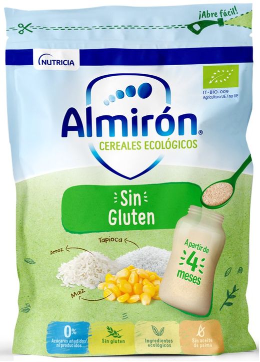 Almirón Cereales Ecológicos Sin Gluten +4M 200g