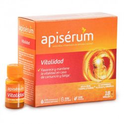 Apisérum Vitalidad Jalea Real 18 Viales