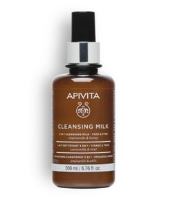 Apivita Leche Limpiadora 3 en 1 para Rostro y Ojos 200ml