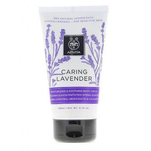 Apivita Caring Lavender Crema Corporal Hidratante y Calmante 150ml
