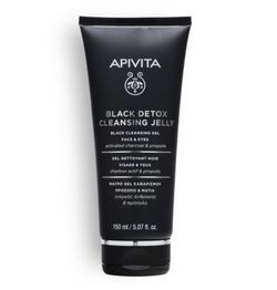 Apivita Limpiador Detox Negro Cleansing Jelly Rostro y Ojos 150ml