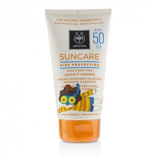 Apivita Suncare Kids Leche Solar Niños Rostro y Cuerpo SPF50 150ml