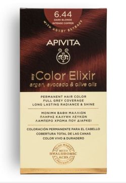 Apivita Tinte Rubio Oscuro Cobrizo Intenso Nº6.44