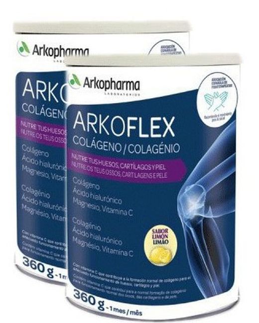 Arkoflex Colágeno Sabor Limón Duplo 2x360g
