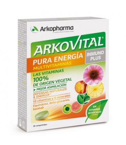 Arkovital pura energia inmuno plus 30comp