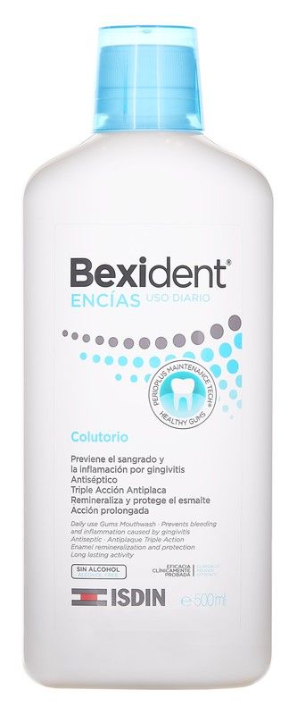Isdin Bexident Encias con Triclosan Colutorio Uso Diario 500ml