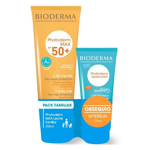 Bioderma Photoderm MAX SPF50 Leche Familiar 250ml + After sun mini talla