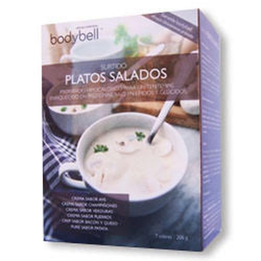 Bodybell Surtido Platos Salados 7 Sobres