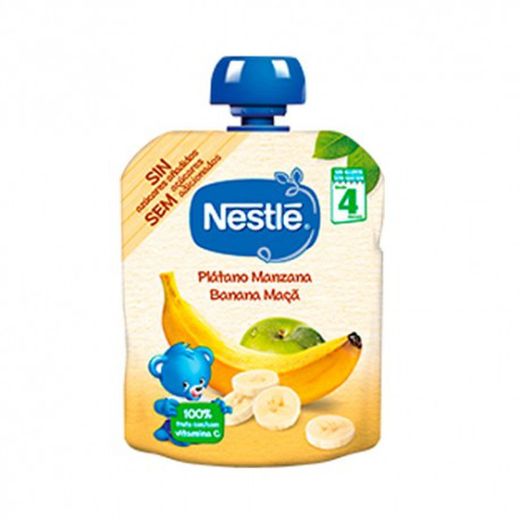Bolsa de Fruta Nestlé Naturnes Plátano y Manzana 90g