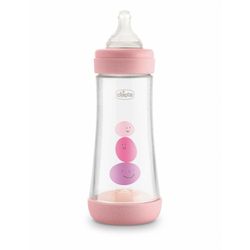 Chicco Biberón Perfect 5 Silicona 4m+ Rosa 300ml