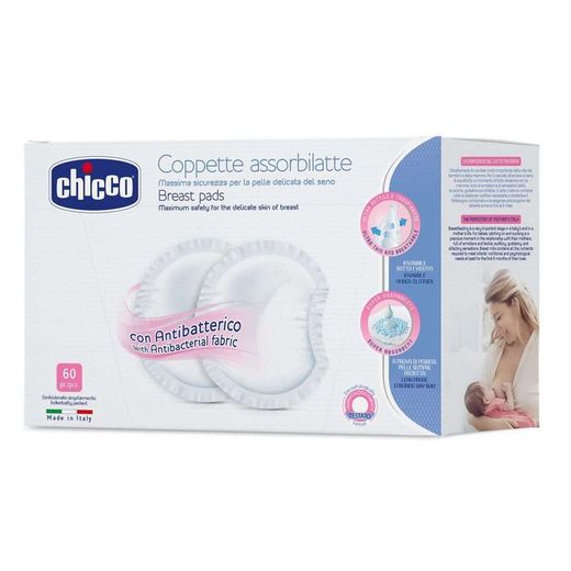 Chicco Discos Absorbentes Antibacterias 60uds