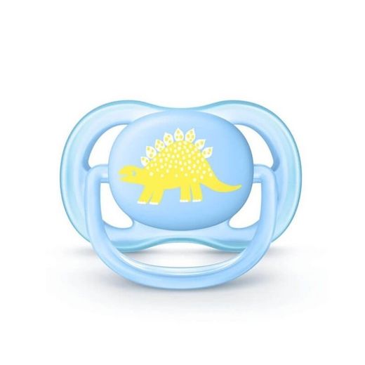 Philips Avent Chupete Ultra Air 0-6 Meses Azul Dinosaurio 1ud