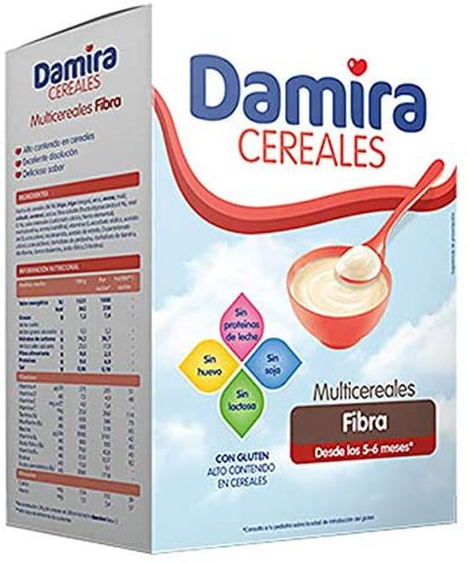 Damira Papilla Multicereales Fibra +5M 600g
