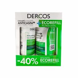 Dercos Duplo Champu Anticaspa DS Cabello Normal-Graso