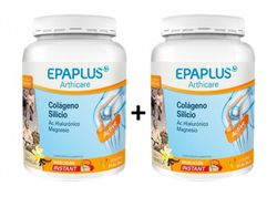 Epaplus Arthicare Colágeno + Silicio + Ácido Hialurónico + Magnesio Polvo Sabor Vainilla Duplo 2x326g