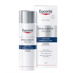 Eucerin Hyaluron-Filler Textura Enriquecida Crema de Noche Piel Muy Seca 50ml