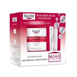 Eucerin Cofre Hyaluron Filler Volumen Lift Piel Seca 50 ml + Contorno Ojos 15ml