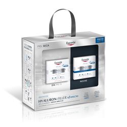 Eucerin Pack Hyaluron-Filler x3 Effect Crema de Día SPF15 50ml + Crema de Noche 50ml Piel Seca