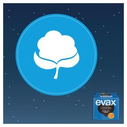 Evax Cottonlike con Alas Noche 9 Unidades