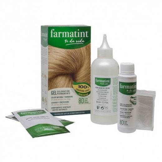 Farmatint 8D Rubio Claro Dorado Tinte 150ml