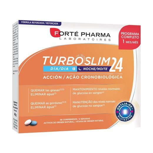 Forté Pharma TurboSlim 24 Día y Noche Acción Cronobiológica 56 Comprimidos