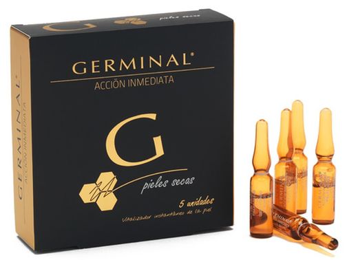Germinal Acción Inmediata Piel Seca 5 Ampollas de 1,5ml